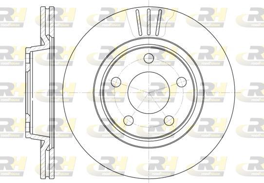 Roadhouse 6548.10 - Brake Disc www.autospares.lv