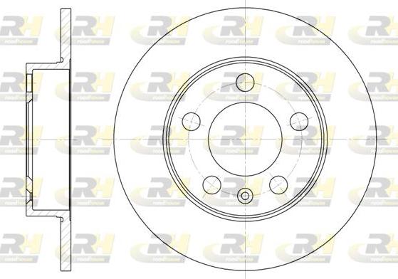 Roadhouse 6547.00 - Тормозной диск www.autospares.lv