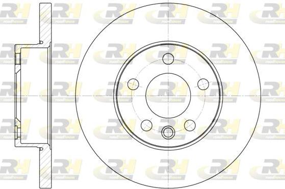 Roadhouse 6550.00 - Тормозной диск www.autospares.lv