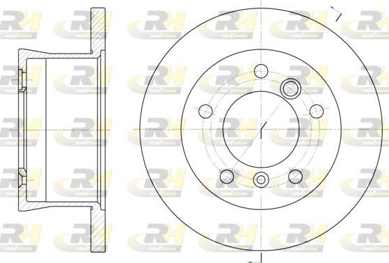 Roadhouse 6566.00 - Bremžu diski www.autospares.lv