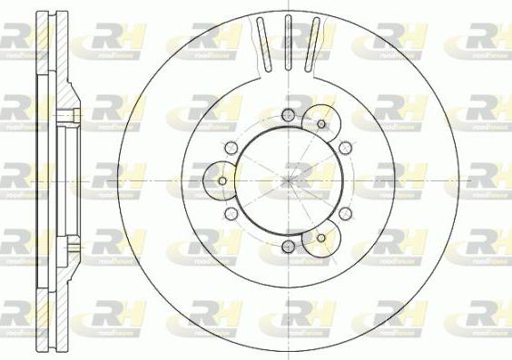 Roadhouse 6560.10 - Bremžu diski www.autospares.lv