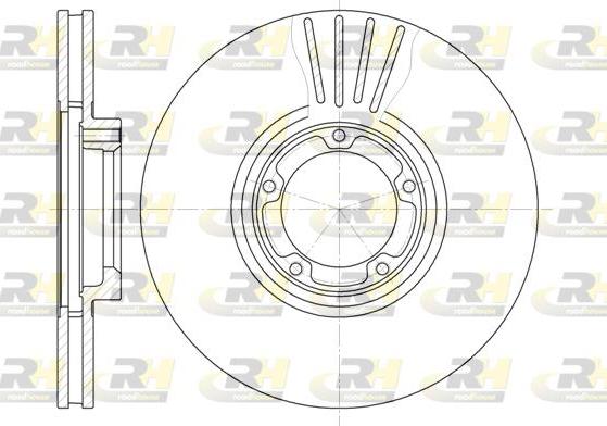 Roadhouse 6518.10 - Bremžu diski www.autospares.lv