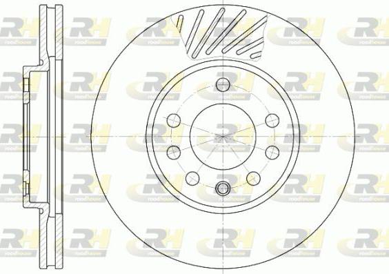 Roadhouse 6584.10 - Bremžu diski autospares.lv