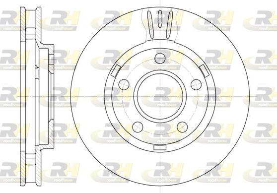 Roadhouse 6581.10 - Bremžu diski www.autospares.lv