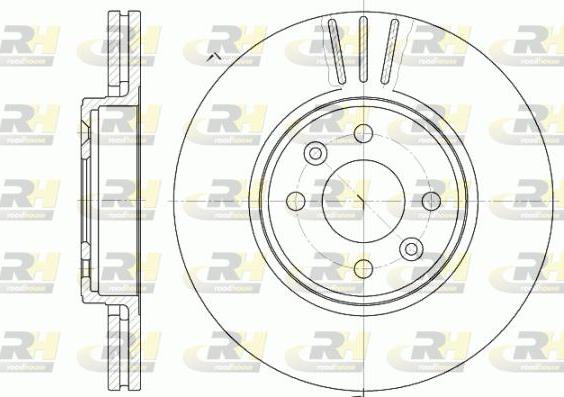 Roadhouse 6583.10 - Bremžu diski www.autospares.lv