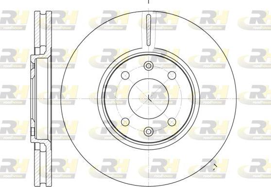 Roadhouse 6587.10 - Тормозной диск www.autospares.lv