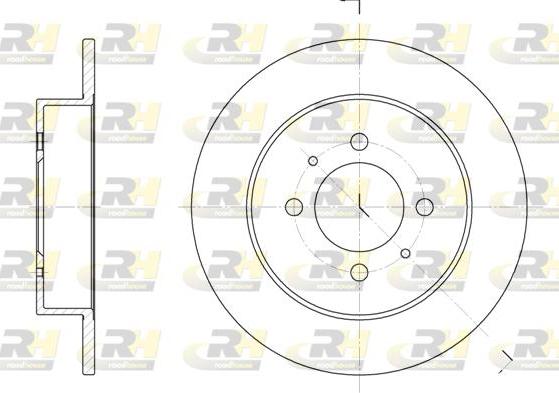 Roadhouse 6531.00 - Bremžu diski www.autospares.lv