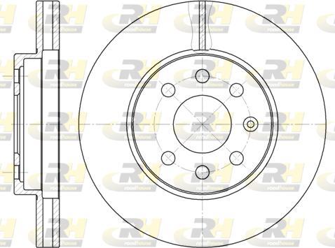 Roadhouse 6573.10 - Тормозной диск www.autospares.lv