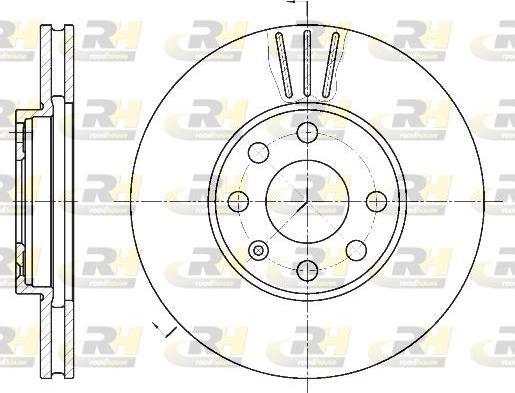 Roadhouse 6572.10 - Bremžu diski autospares.lv