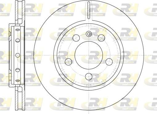 Roadhouse 6646.10 - Тормозной диск www.autospares.lv