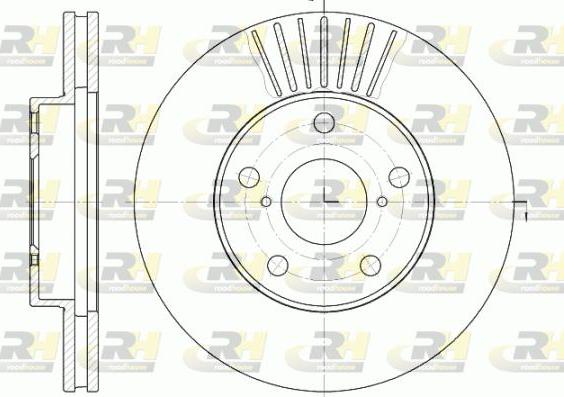 Roadhouse 6640.10 - Bremžu diski autospares.lv