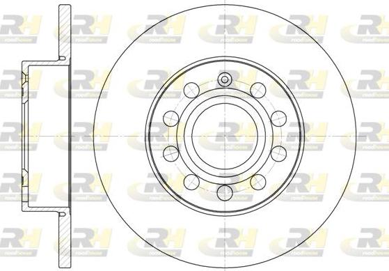 Roadhouse 6650.00 - Тормозной диск www.autospares.lv