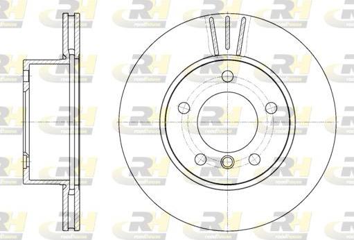 Roadhouse 6651.10 - Bremžu diski www.autospares.lv