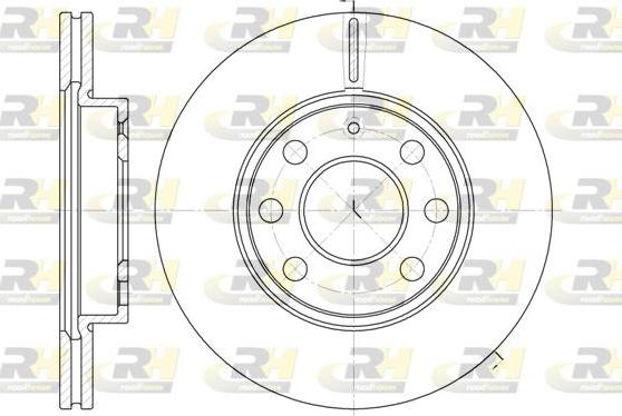 Roadhouse 6665.10 - Bremžu diski autospares.lv