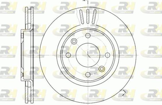 Roadhouse 6603.10 - Bremžu diski autospares.lv