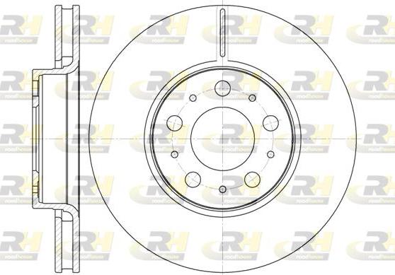 Roadhouse 6619.10 - Bremžu diski www.autospares.lv