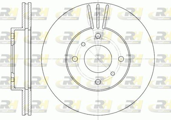 Roadhouse 6610.10 - Bremžu diski www.autospares.lv