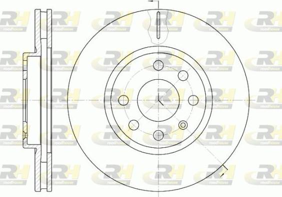 Roadhouse 6611.10 - Bremžu diski autospares.lv