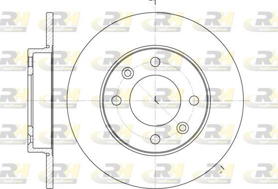 Roadhouse 6630.00 - Brake Disc www.autospares.lv