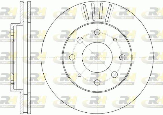 Roadhouse 6625.10 - Тормозной диск www.autospares.lv