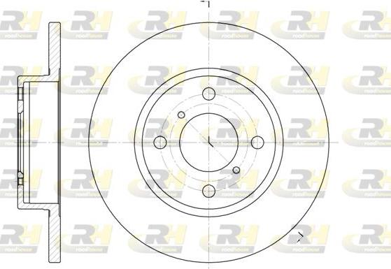 Roadhouse 6621.00 - Bremžu diski www.autospares.lv