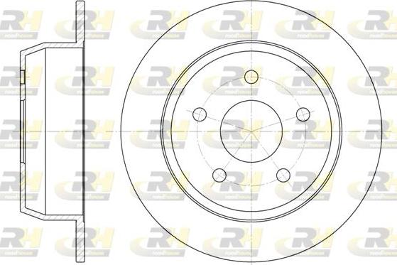 Roadhouse 6628.00 - Bremžu diski www.autospares.lv