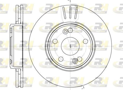 Roadhouse 6622.10 - Bremžu diski www.autospares.lv