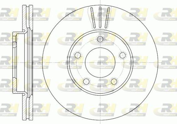 Roadhouse 6671.10 - Bremžu diski www.autospares.lv