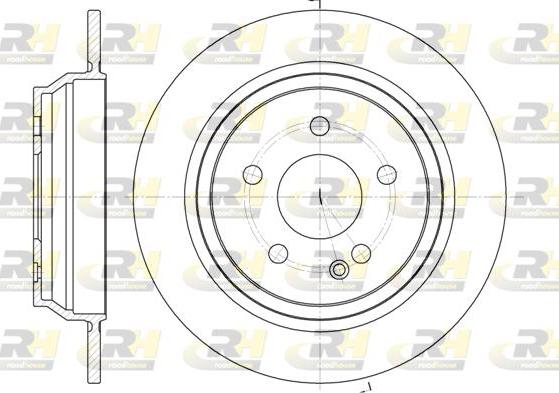 Roadhouse 6678.00 - Bremžu diski www.autospares.lv