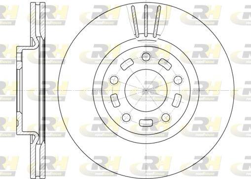 Roadhouse 6672.10 - Bremžu diski www.autospares.lv