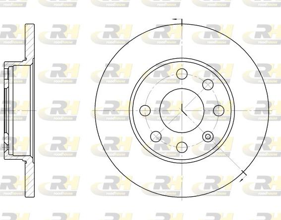 Roadhouse 6059.00 - Тормозной диск www.autospares.lv