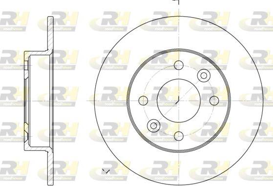 Roadhouse 6066.00 - Bremžu diski autospares.lv