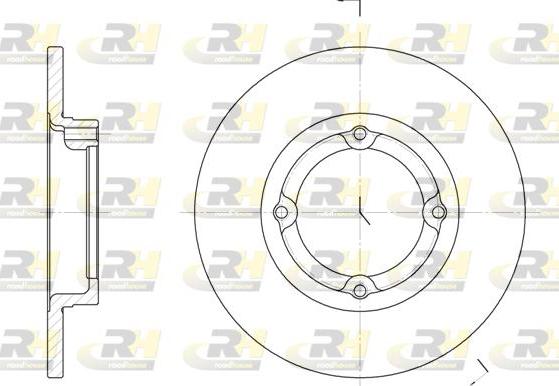 Roadhouse 6014.00 - Bremžu diski www.autospares.lv