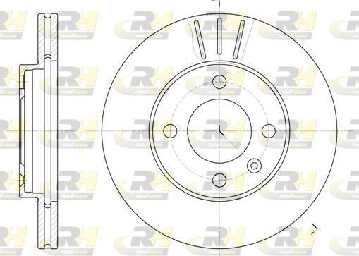 Roadhouse 6084.10 - Тормозной диск www.autospares.lv