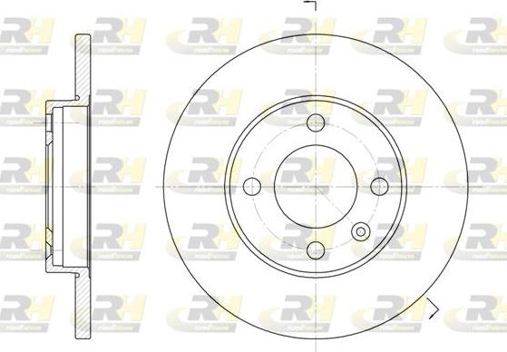 Roadhouse 6088.01 - Тормозной диск www.autospares.lv