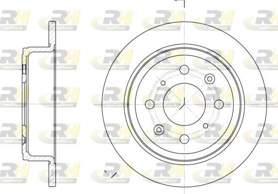 Roadhouse 6083.00 - Bremžu diski www.autospares.lv