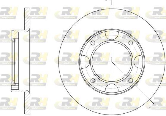 Roadhouse 6039.00 - Bremžu diski www.autospares.lv