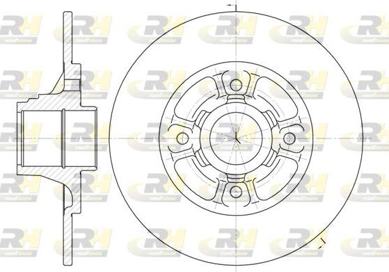 Roadhouse 6073.00 - Bremžu diski autospares.lv