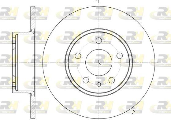 Roadhouse 6149.00 - Bremžu diski www.autospares.lv