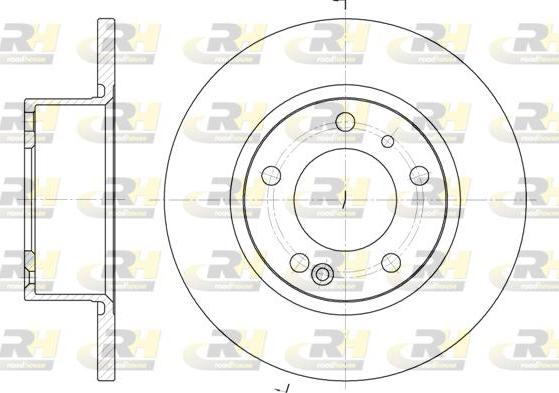 Roadhouse 6141.00 - Bremžu diski www.autospares.lv