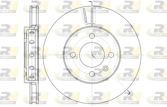 Roadhouse 61484.10 - Brake Disc www.autospares.lv