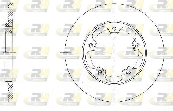 Roadhouse 61567.00 - Bremžu diski autospares.lv