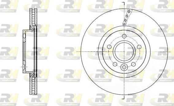 Roadhouse 61589.10 - Brake Disc www.autospares.lv