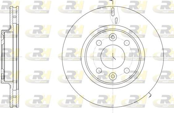 Roadhouse 61535.10 - Bremžu diski www.autospares.lv