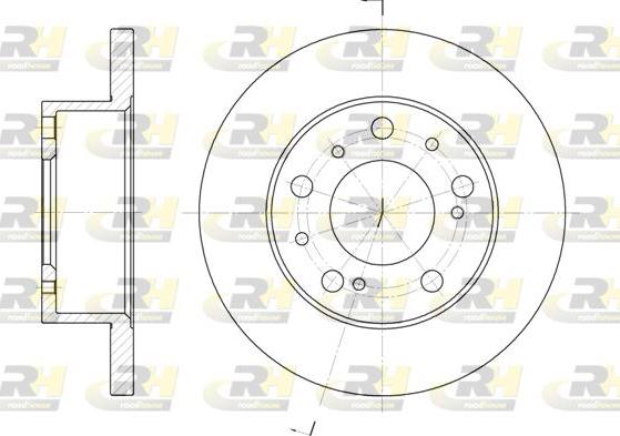 Roadhouse 6169.00 - Bremžu diski autospares.lv