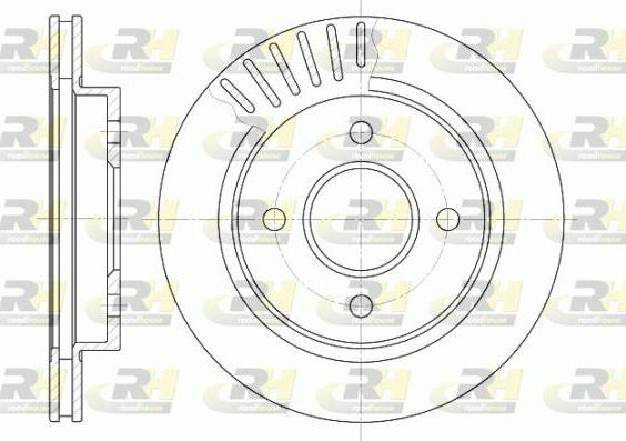 Roadhouse 6160.10 - Bremžu diski www.autospares.lv