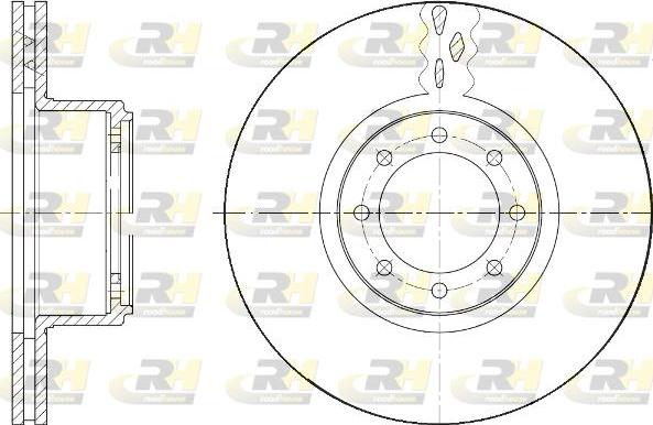 Roadhouse 61673.10 - Bremžu diski www.autospares.lv