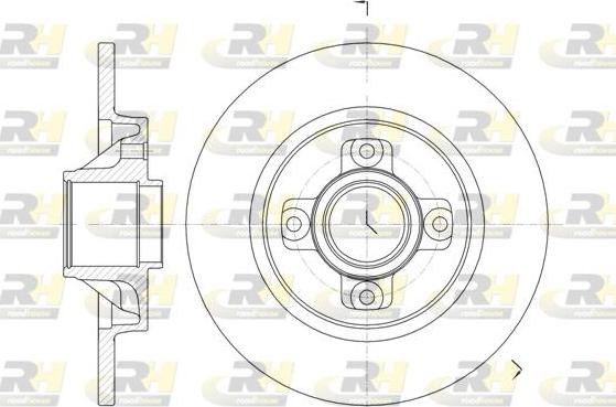 Roadhouse 61058.00 - Brake Disc www.autospares.lv