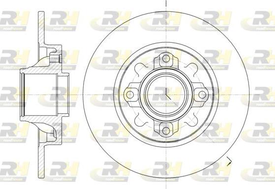 Roadhouse 61060.00 - Brake Disc www.autospares.lv