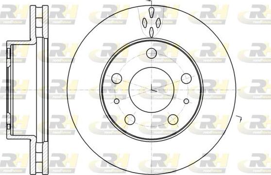 Roadhouse 61016.10 - Brake Disc www.autospares.lv